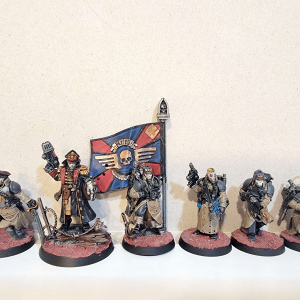 Death Korps of Krieg Command Squad. Credit: Andrew Corban