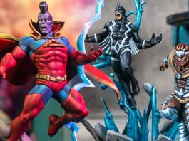 Gladiator and the Inhumans in Marvel Crisis Protocol