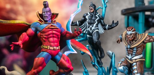 Gladiator and the Inhumans in Marvel Crisis Protocol
