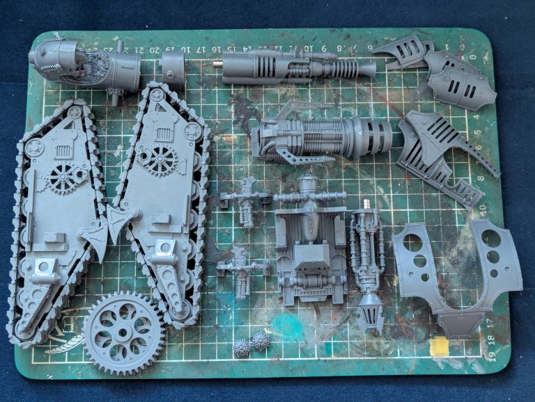 Warhammer Horus Heresy : Mechanicum Heavy Support Force – 3 Machines De Guerre En Plastique à Assembler