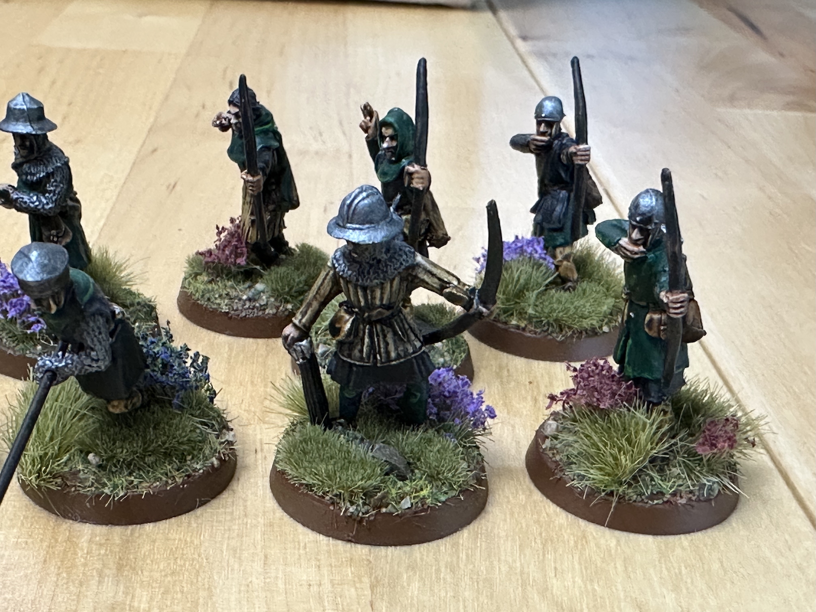 Five English archers