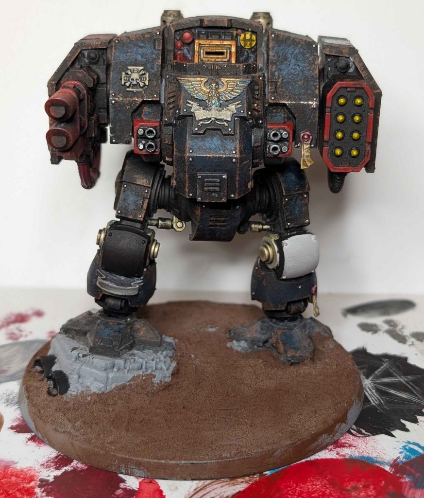 Black Templar Ballistus Dreadnought Front