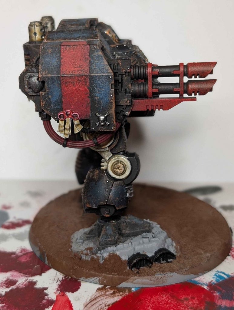 Black Templar Ballistus Dreadnought Side