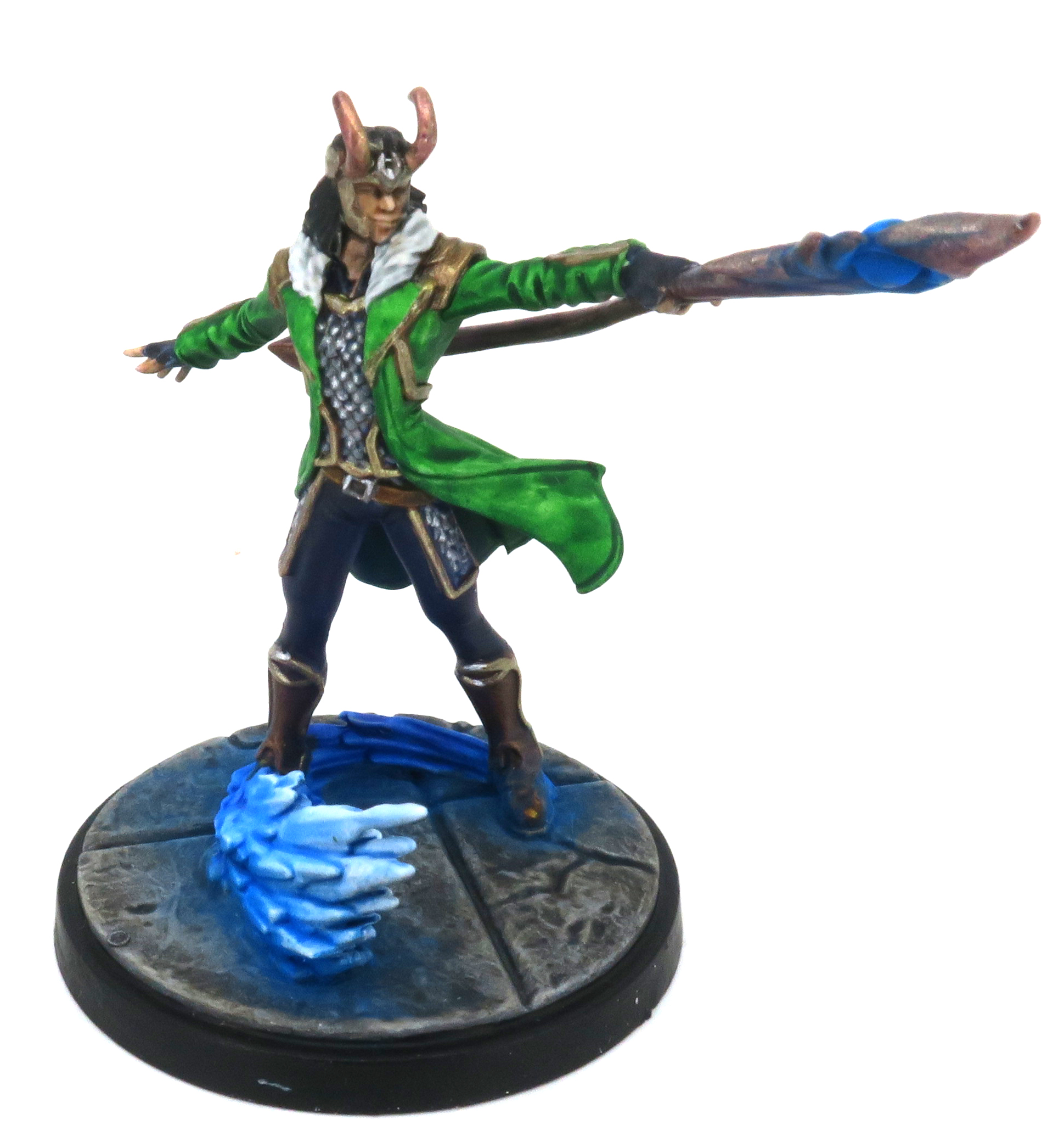 Marvel Crisis Protocol: Miniatura Solo Loki, Senza Carte, Gettoni O Hela, Nuovo 2019