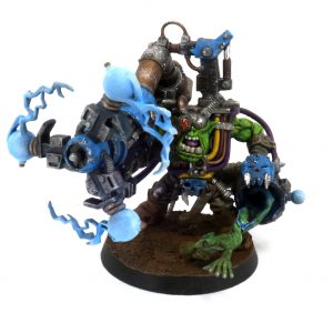 Ork Deathskulls Big Mek with Shokk Attack Gun
