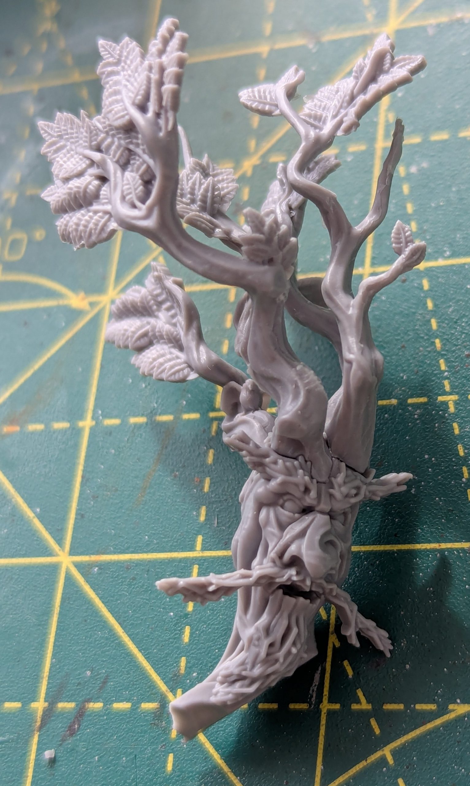 Beechbone the Ent Assembled Head - credit Thundercloud