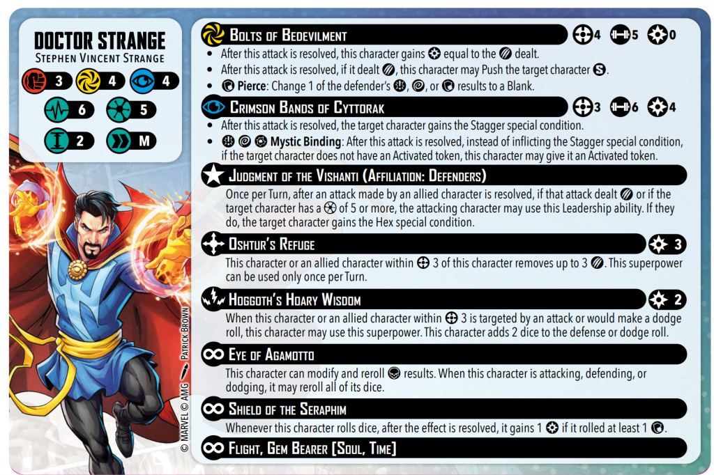 Dr Strange Errata Card
