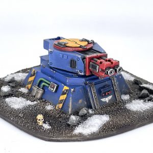 Dawn of War-inspired Ultramarines Heavy Bolter Turret. Credit: SRM
