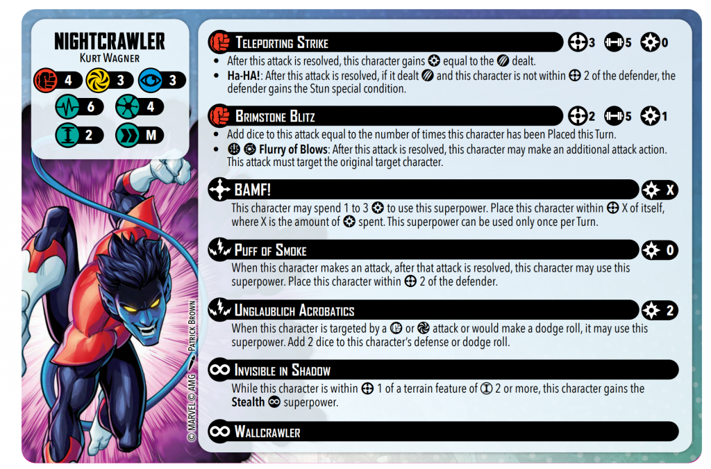 Nightcrawler Errata Card