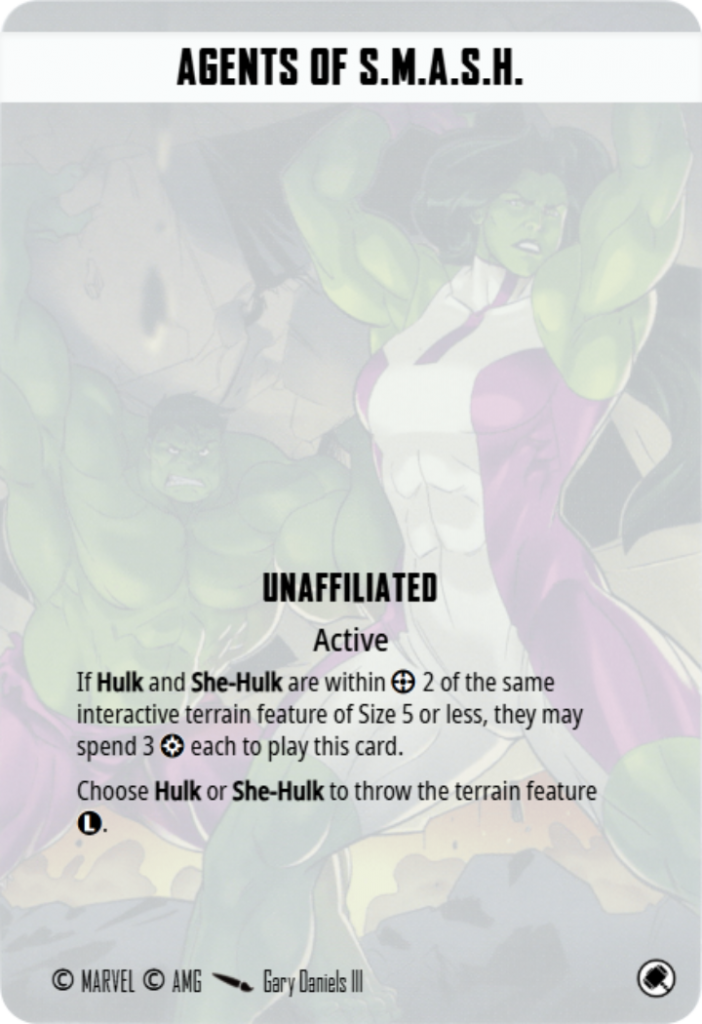 Agents Of Smash Team Tactic Card MCP