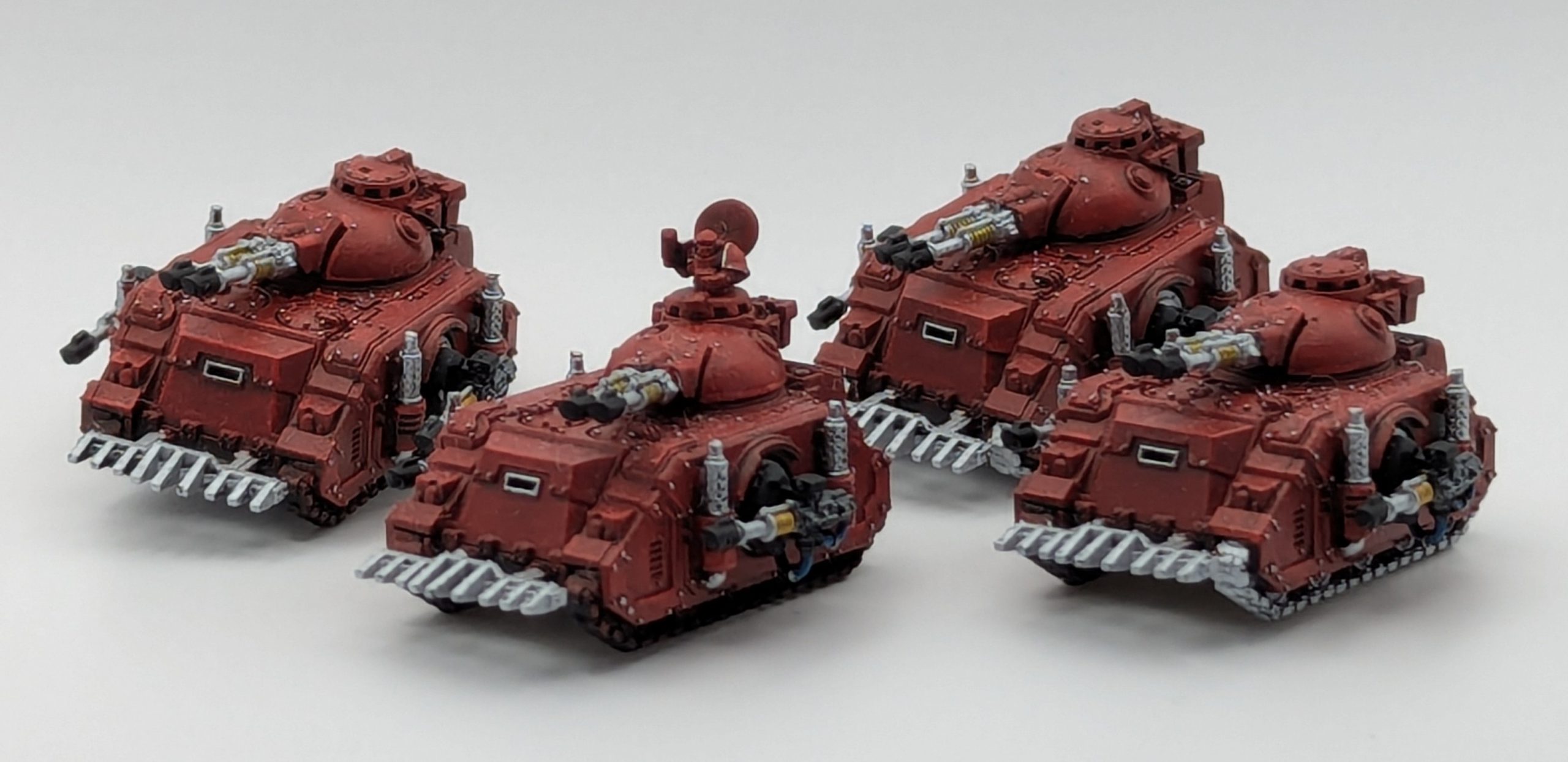 Blood Angels Legiones Imperialis Predators - credit Thundercloud