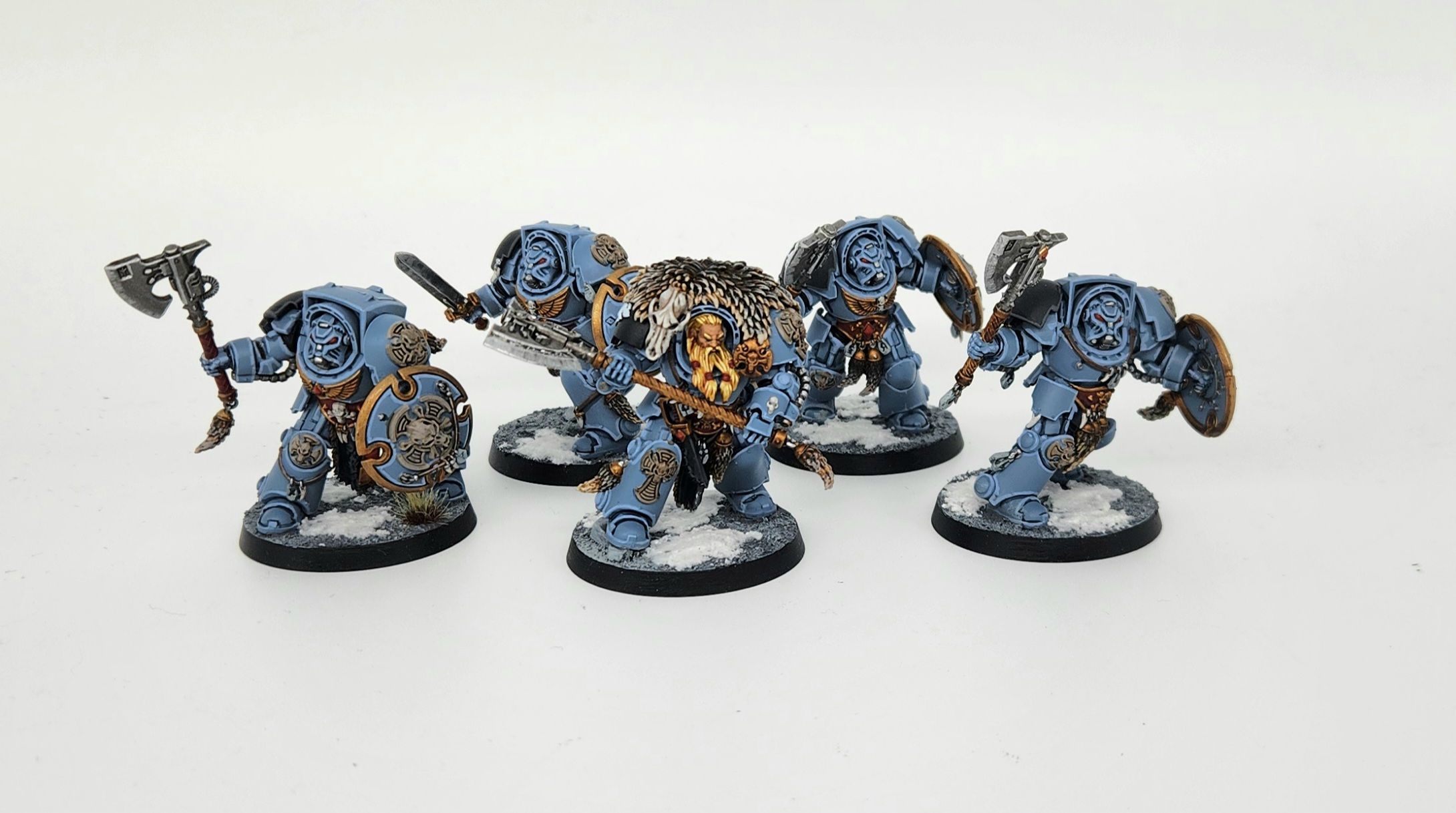 thumbnail image 2 of Wolf Guard Headtakers – No Wolves From Space Wolves Army Boxed Set – Warhammer 40K Marines 2 of 5