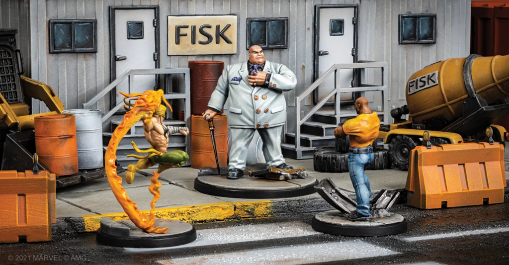 Luke Cage & Iron Fist models Marvel Crisis Protocol