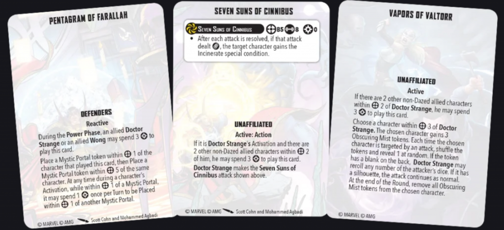 Defenders Team Tactics Cards