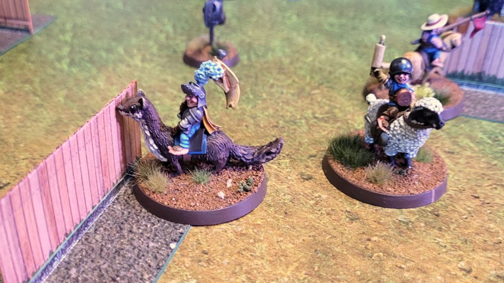 Hairfoot Jousting game in action