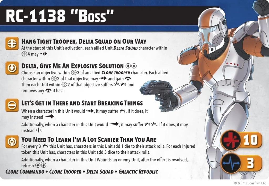 Boss Character Card