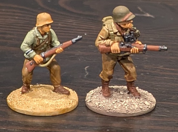 28mm true versus heroic scale comparison