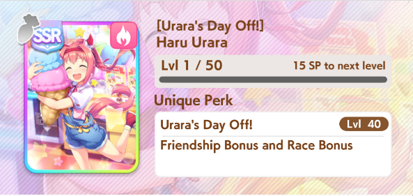 Haru Urara Guts Card