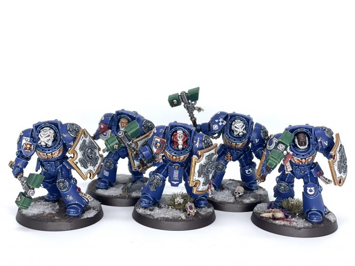 Warhammer 40k Space Marine Terminator Squad – New On Sprue – Leviathan Box Set