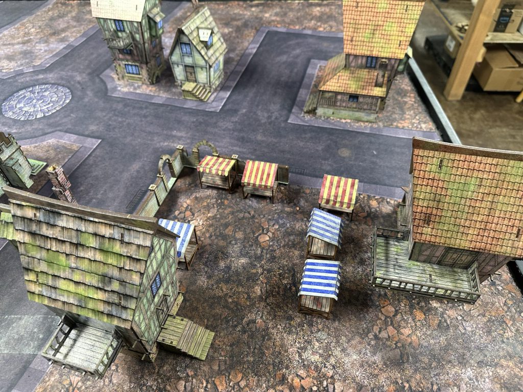 A sheltered market square