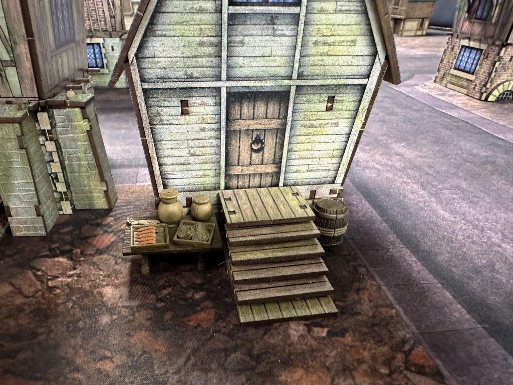 A Tollingchester building with some WGA trade goods