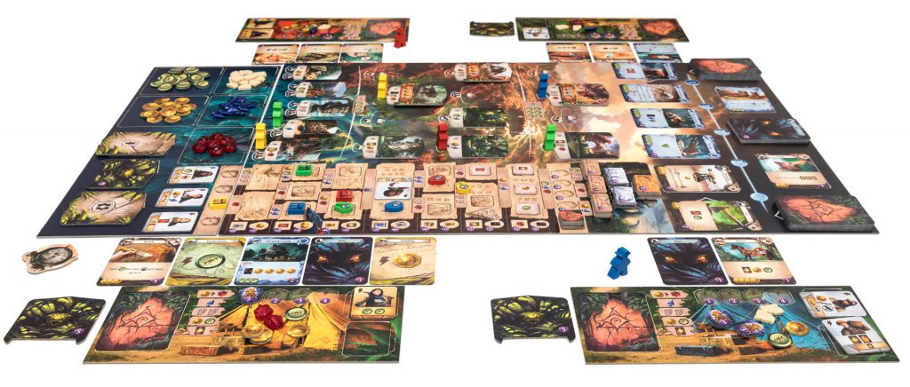 Lost Ruins of Arnak board setup