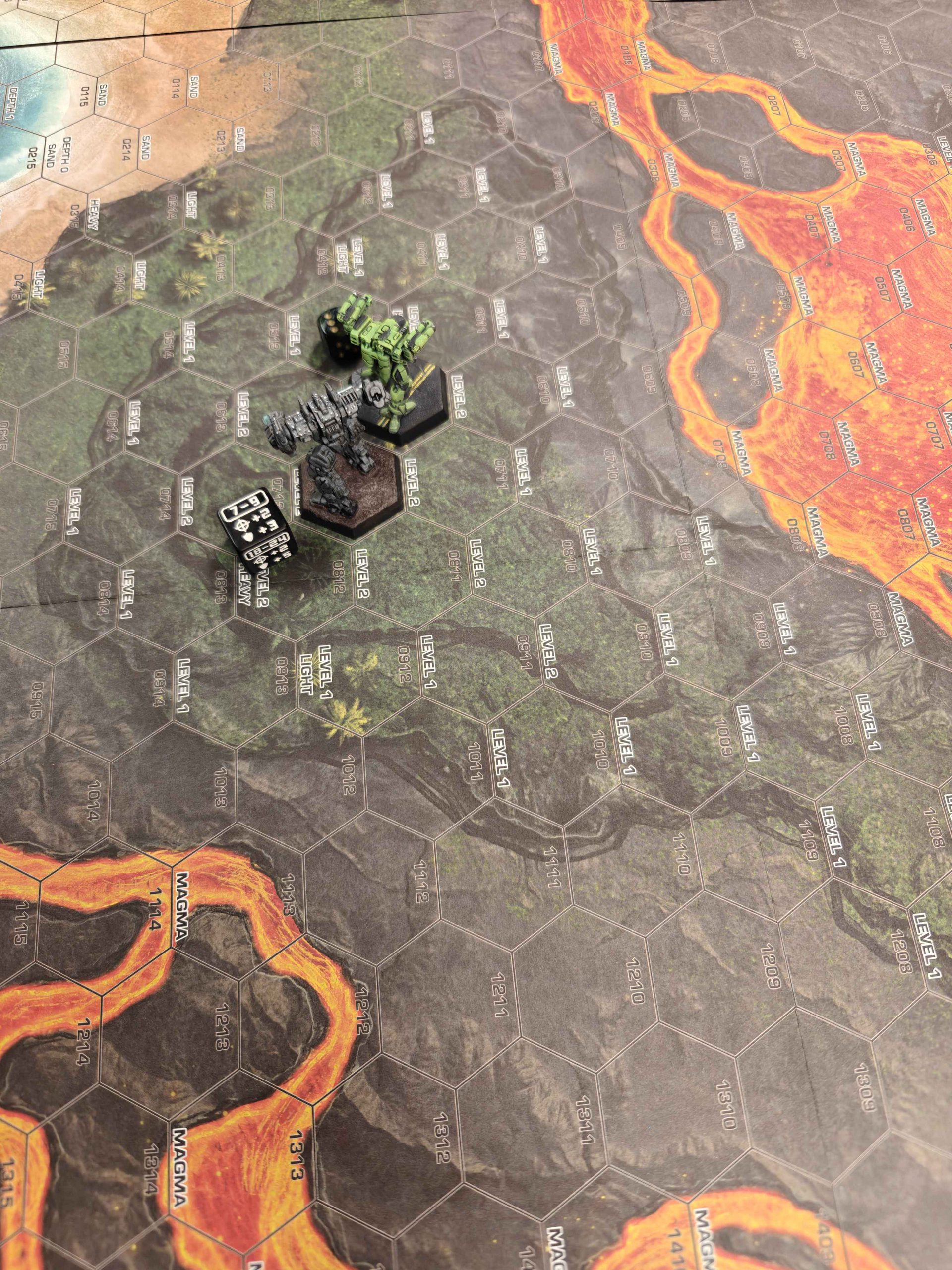 Loke Battlemats Battle Map Board - Tabellone Mappe Per GDR Con Griglia Ed Esagoni 24x24 - 2